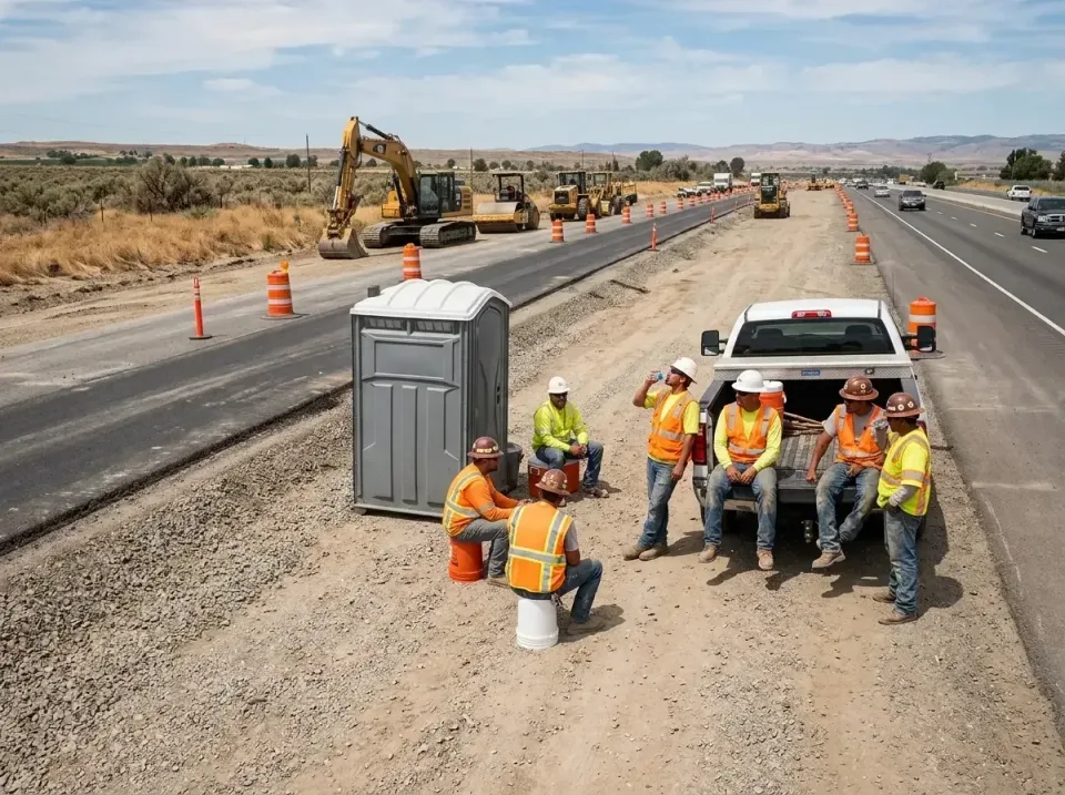 highway-road-construction-crew-007 — frequently asked questions, Porta Potty and Restroom Rentals in Dakota City, NE